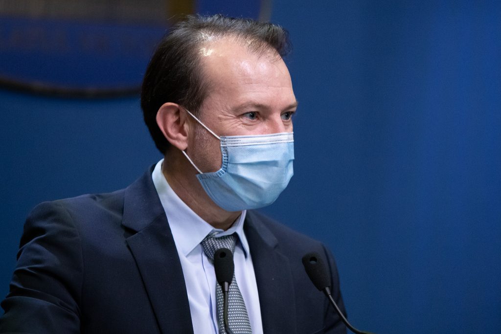 Premierul Florin Cîțu se vaccinează astăzi împotriva COVID-19