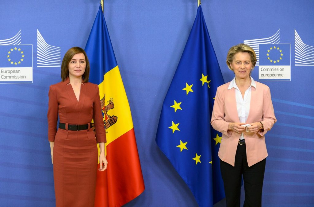Maia Sandu, întâlnire cu președintele Comisiei Europene, Ursula von der Leyen. Principalele subiecte abordate au fost aderarea Moldovei la UE și vaccinarea anti-COVID