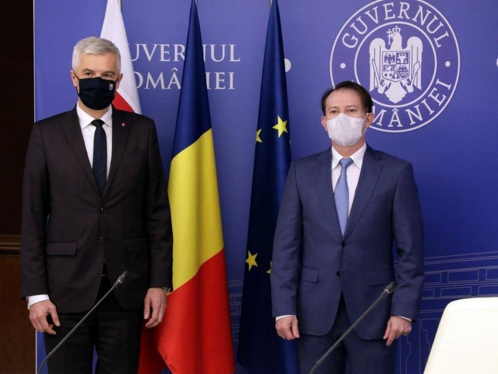 Florin Cîţu, în urma întrevederii cu ministrul slovac Ivan Korčok: „A fost un bun prilej să încurajez investițiile reciproce și schimburile economice”