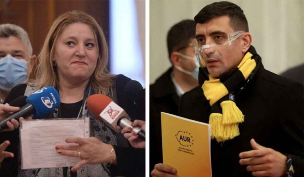 Diana Șoșoacă, atac dur la liderul AUR! „Băi, George, dacă ești OK, dă pe față cine te șantajează” (VIDEO)