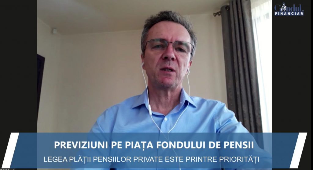 GÂNDUL FINANCIAR. Radu Crăciun (APAPR): Sperăm ca în a doua jumătate a anului să fie finalizată și votată Legea pentru plata pensiilor private