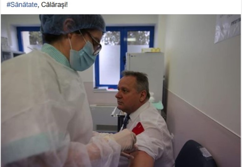 Tupeu fără limită! Șeful CJ Călărași s-a vaccinat cu toată familia, „peste rând”! FOTO