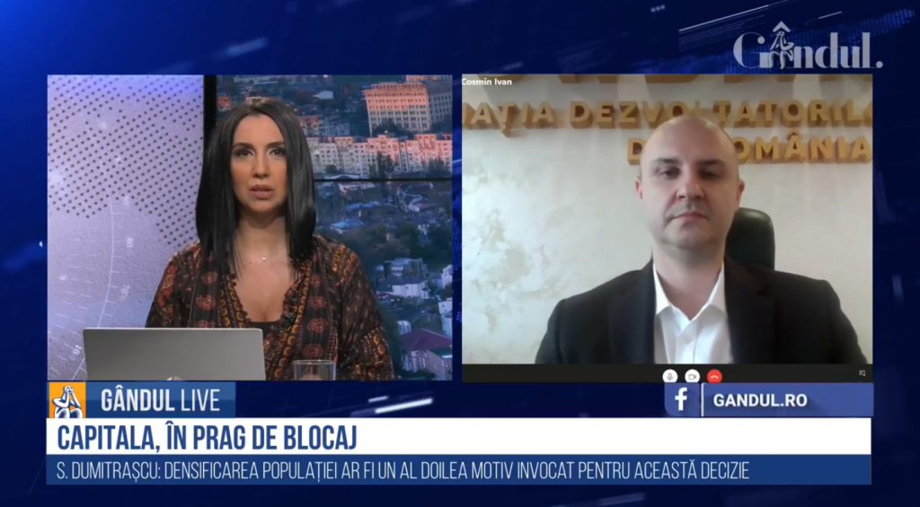 GÂNDUL LIVE. Bogdan Cosmin Ivan, Asociația Dezvoltatorilor Imobiliari, despre problema PUZ-urilor: Situația este cu adevărat gravă / Avem investitori care vor să se retragă
