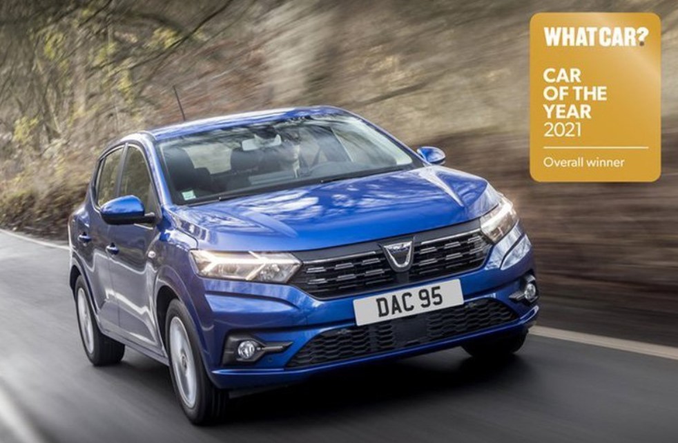 Dacia Sandero, „Mașina Anului 2021” în Marea Britanie! (Revista WHATCAR) – VIDEO