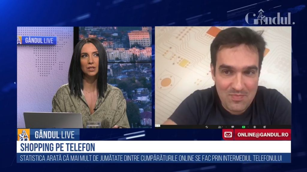 GÂNDUL LIVE. Dan Cadar, realizator Youtube Zona IT: Cumpărați din surse sigure! Feriți-vă de site-uri obscure / Ponturi pentru a avea parole sigure la conturi