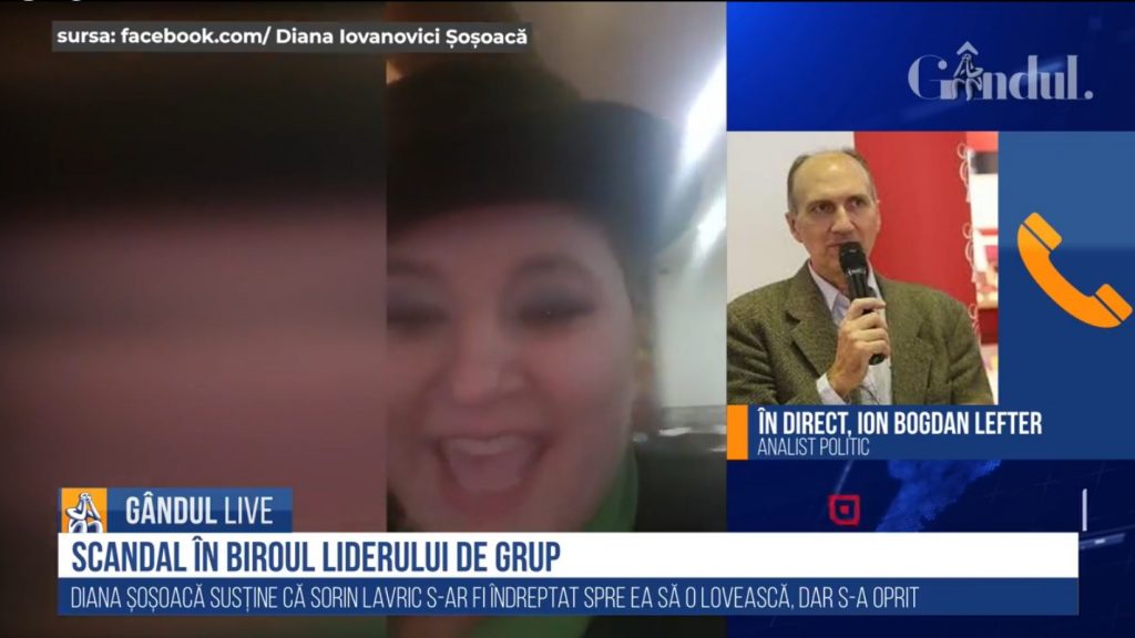 GÂNDUL LIVE. Ioan Bogdan Lefter, analist politic, despre excluderea Dianei Șoșoacă din AUR: „Doar în anii ’90 am mai avut asemenea personaje”