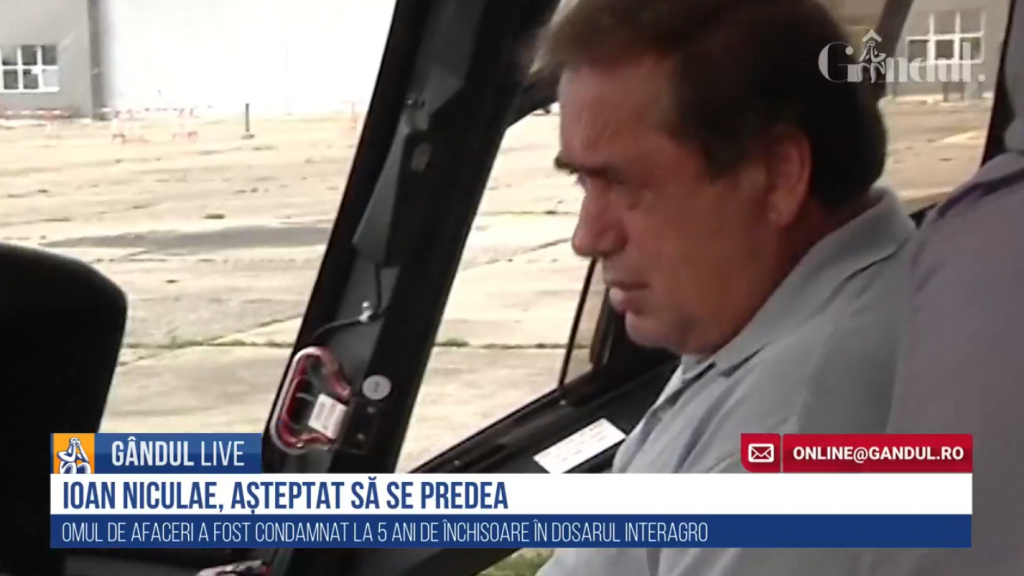Ioan Niculae s-a predat pe Aeroportul Henri Coandă. Milionarul ar putea fi încarcerat la Rahova (SURSE)
