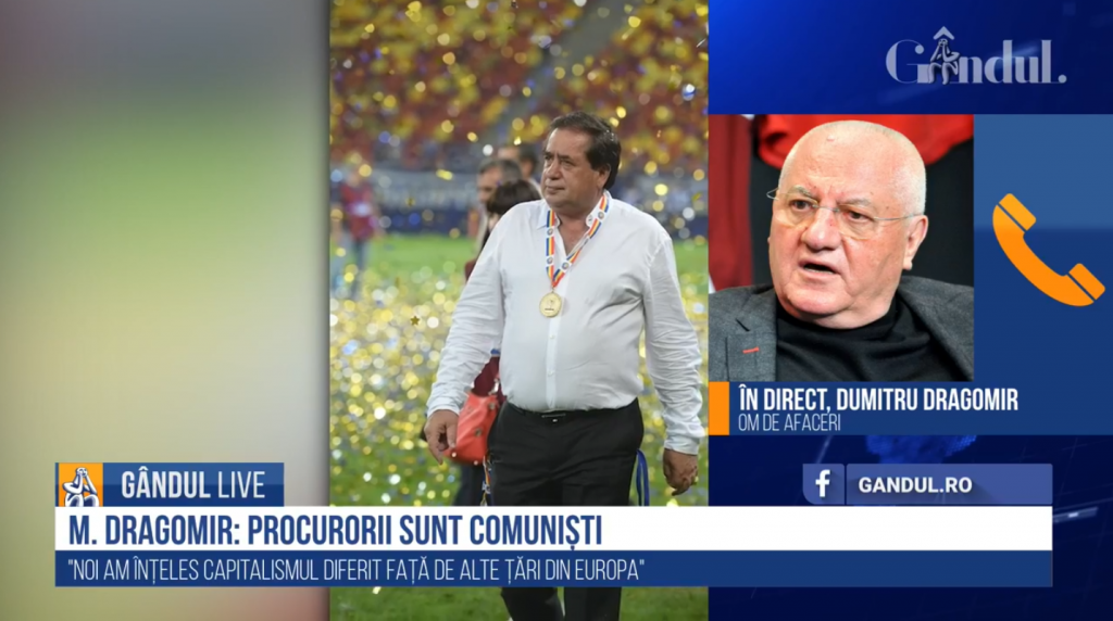GÂNDUL LIVE. Mitică Dragomir, despre Ioan Niculae: „A greșit când a luat prea multe combinate” / „El a vrut să ajute economia românească”