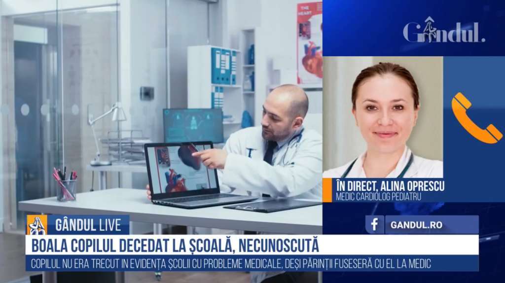GÂNDUL LIVE. Medic cardiolog pediatru, despre cazul elevului care a făcut infarct la școală: Insuficiența cardiacă la copii este o boală rară / Se recomandă screening-ul încă din maternitate