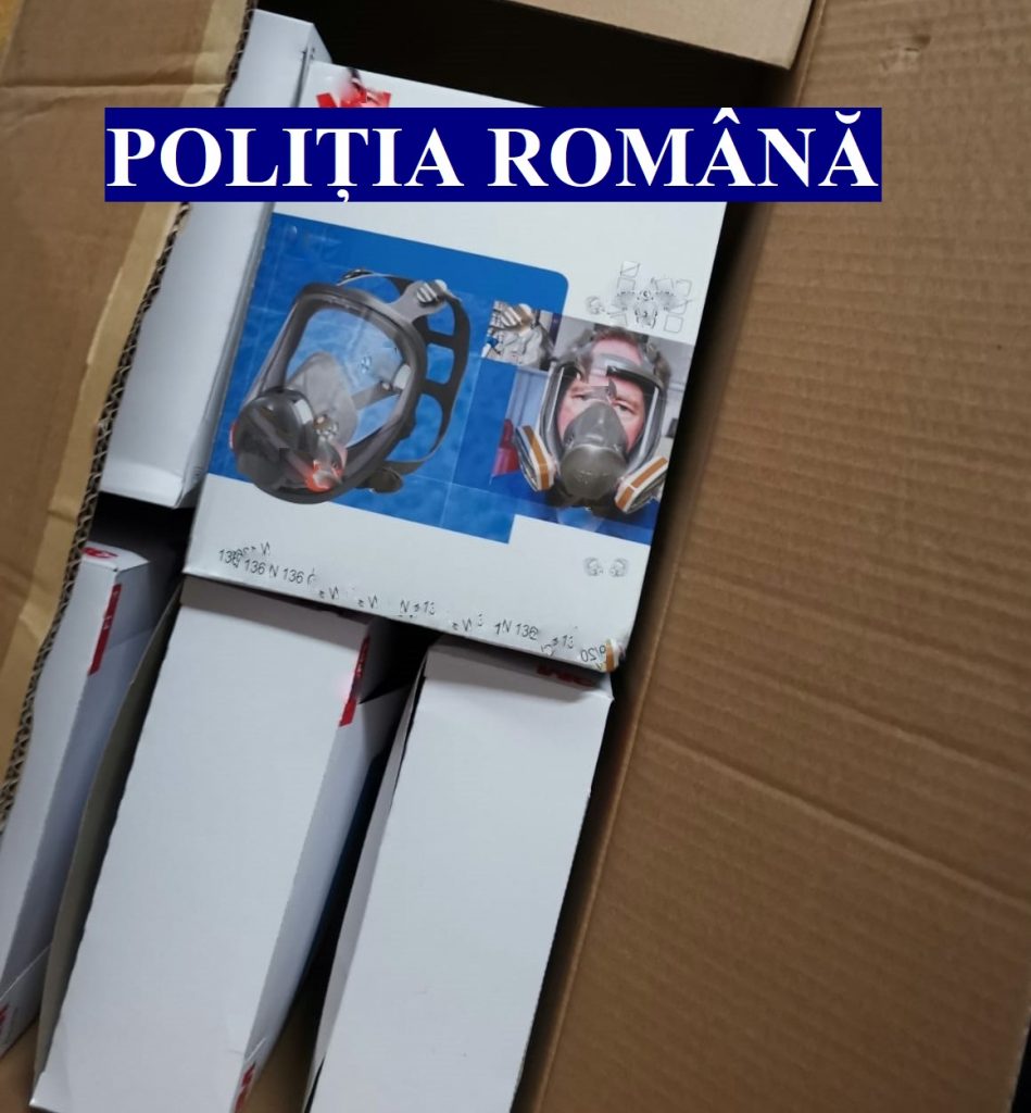 Percheziții într-un dosar de înșelăciune cu măști contrafăcute, care au ajuns la Spitalul „Victor Babeș” din Timișoara (VIDEO & FOTO)