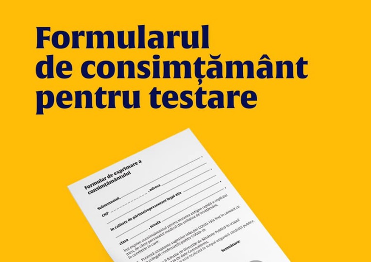 Ministerul Educației și cel al Sănătății nu se înțeleg pe tema formularului pentru testare