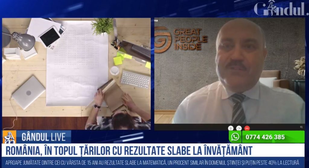 GÂNDUL LIVE. Doru Dima, specialist HR, despre noile generații: Practic nu mai există un interes al școlii / Guvernanții încearcă să conducă țara din mers și asta e instruire la locul de muncă. Nu mai merge așa – VIDEO