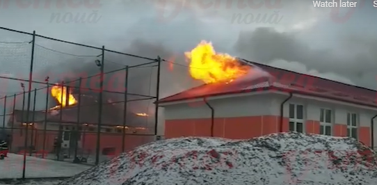 Incendiu la o școala generală din județul Vaslui. Clădirea nu avea autorizație de funcționare privind securitatea la incendiu