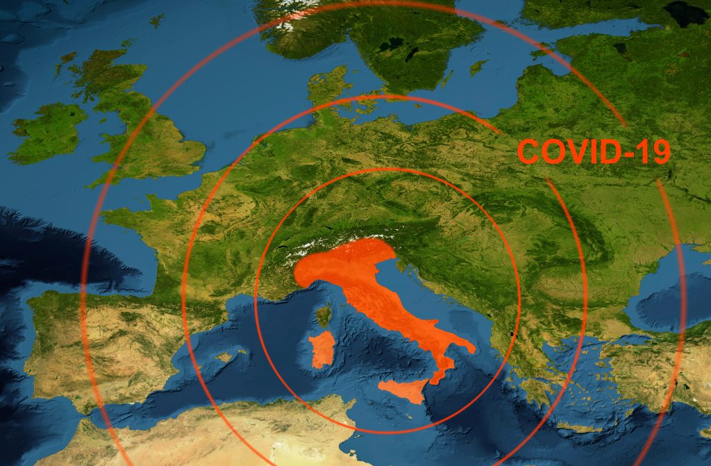 Efectele pandemiei de coronavirus: Italia a înregistrat o scădere economică de 8,8% în 2020