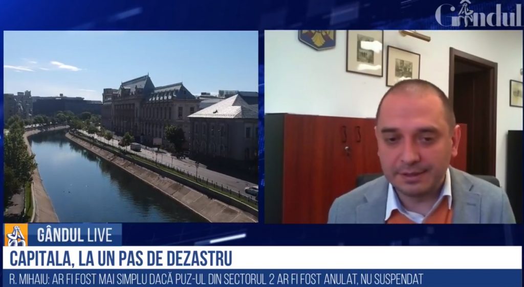 GÂNDUL LIVE. Primarul Sectorului 2, Radu Mihaiu, despre problema PUZ-urilor: Soluția corectă era anularea și refacerea PUZ-ului Sectorului 2 / Avem doar 12 metri de spațiu verde pe cap de locuitor în loc de 26- VIDEO