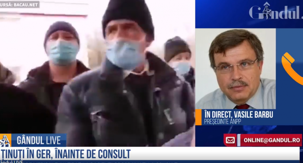 GÂNDUL LIVE. Vasile Barbu, Protecția Pacienților: „Sunt medici care ajung la 36 de mii de lei pe lună și continuă să ia șpagă de la oameni” / Acuzațiile, în contextul scandalului de la Bacău, unde bolnavii au fost scoși afară”