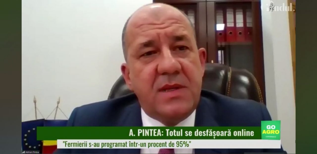 “Go Agro” Conference. Adrian Pintea, Director General APIA: Fermierii nu mai stau până în ultima zi să depună cererea unică de plată. Eliberarea adeverințelor pentru credite durează mult mai puțin