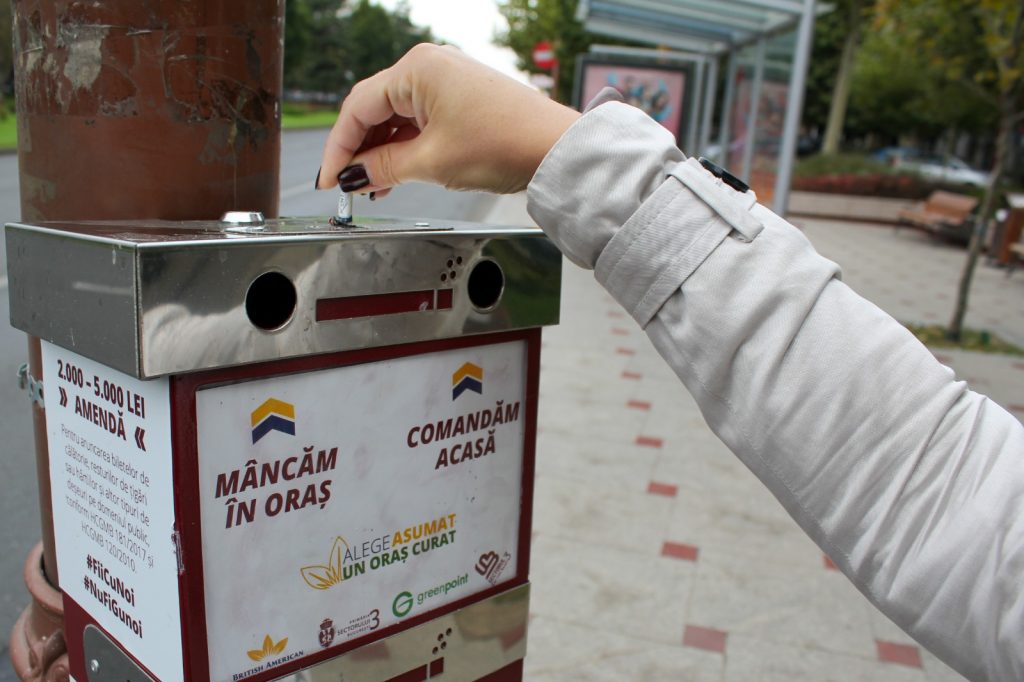 Campania ”ALEGE ASUMAT UN ORAȘ CURAT”, 1,7 tone de chiștoace colectate și valorificate energetic în 2020