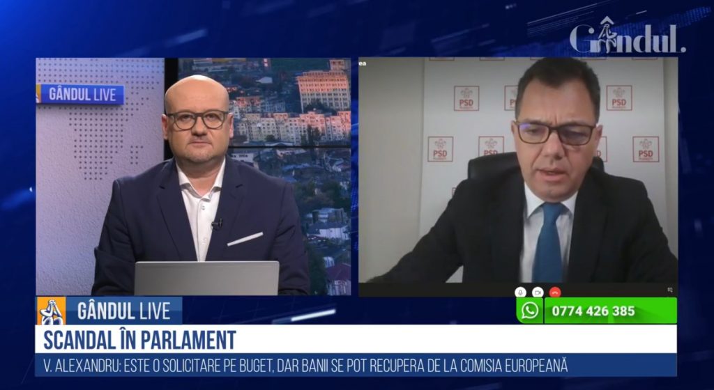 GÂNDUL LIVE. Radu Oprea, PSD: „Dacă PNL ar ieși din retorica despre PSD, ar putea gândi clar / Năsui l-a depășit pe Kafka”