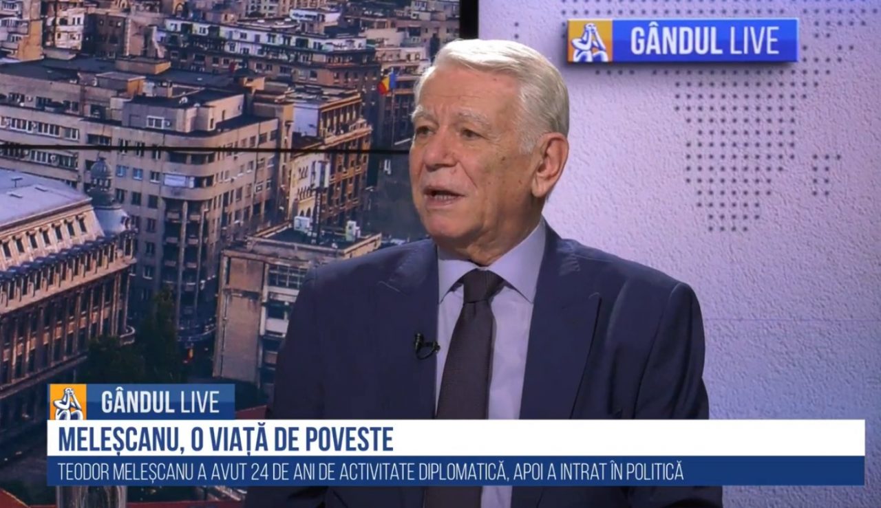 GÂNDUL LIVE. Teodor Meleșcanu: „Între 1992-1996 a fost o perioadă minunată pentru mine, de întoarcere la viața normală a diplomației românești”