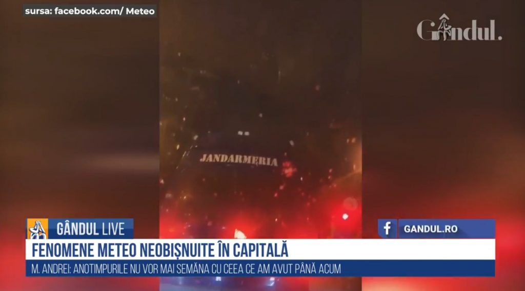 GÂNDUL LIVE. Meteorolog ANM: „Schimbările climatice aduc fenomene deosebite în România”