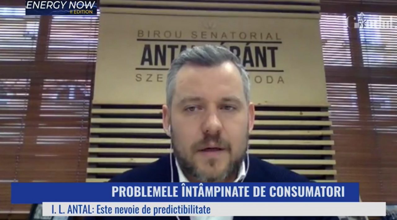 Energy Now II Edition. Antal Istvan-Lorant, președintele Comisiei pentru Energie din Senat: „Este nevoie de predictibilitate, este nevoie de semnale către piețele de capital”