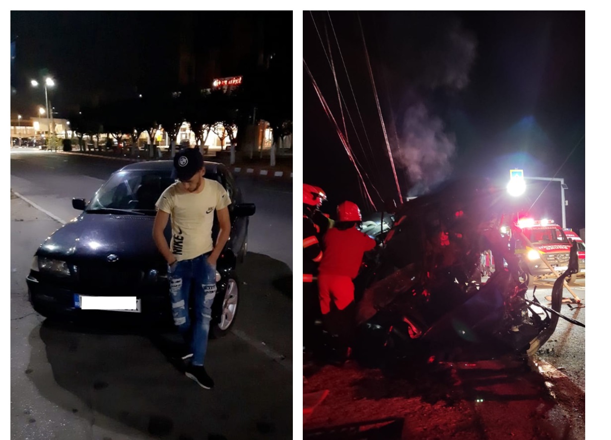 Cutremurător. Vlăduț, un tânăr de 22 de ani, a murit în urma unui accident produs în Maramureș. Mașina în care se afla a fost făcută praf