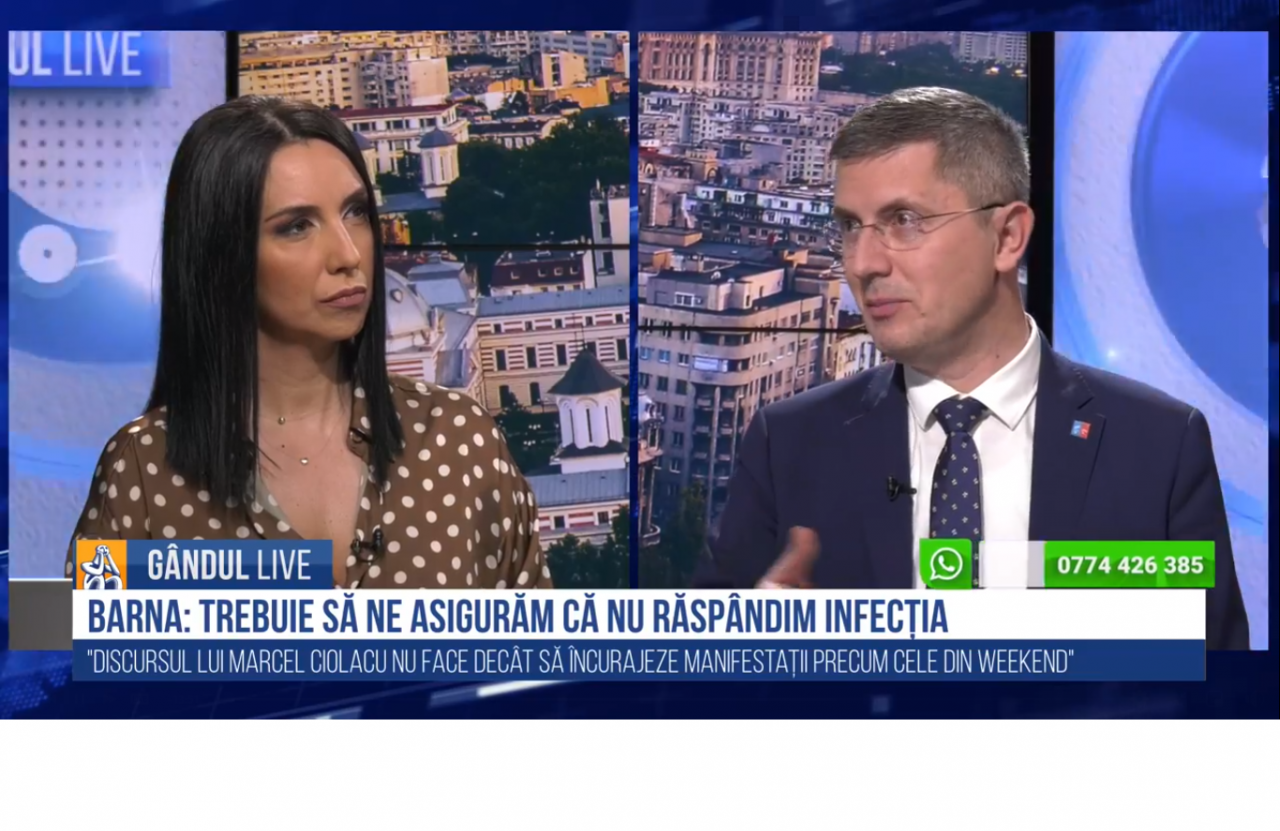 GÂNDUL LIVE. Dan Barna, după ce Marcel Ciolacu a anunțat că merge la Înviere de Paște: Nu face decât să încurajeze manifestații precum cele din weekend