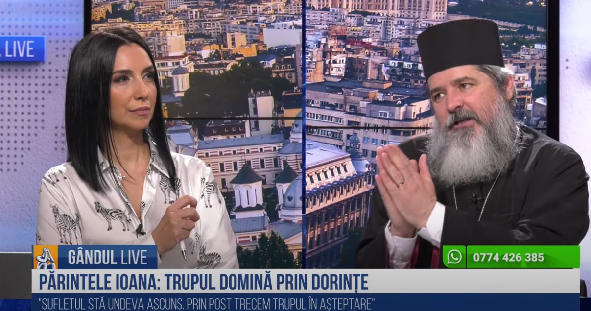 Preotul Vasile Ioana, la GÂNDUL LIVE: „Din postul alimentar vine sufletul la putere, nu te mai stăpânește trupul cu nevoile lui” – VIDEO