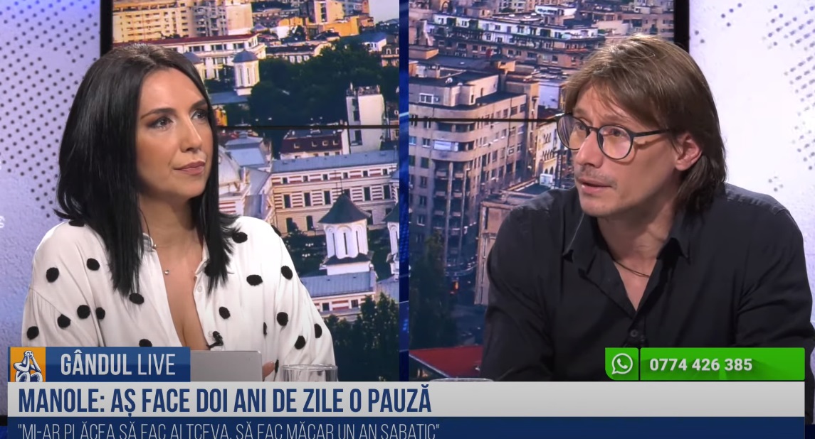 Marius Manole, dezvăluiri la GÂNDUL LIVE: „Aș vrea să plec din țară, dar îmi dau seama că nu sunt capabil”/ „Cred că sunt prea îndrăgostit de viață și prea speriat ca să plec cu voia mea” – VIDEO
