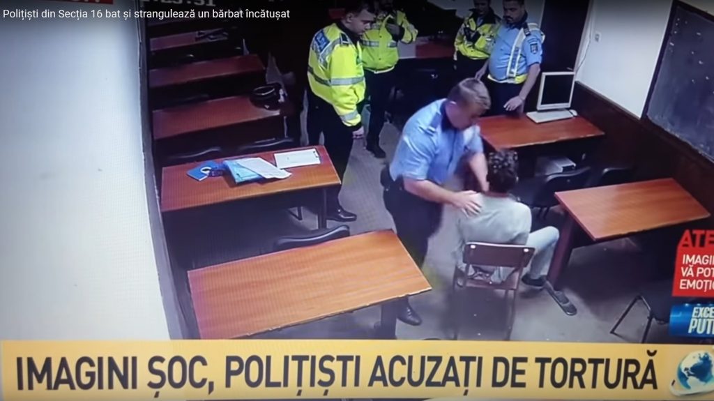 Secția 16 de Poliție, ziua și abuzul forțelor de ordine! Bărbat bătut crunt și umilit la interogatoriu! (VIDEO ȘOCANT)