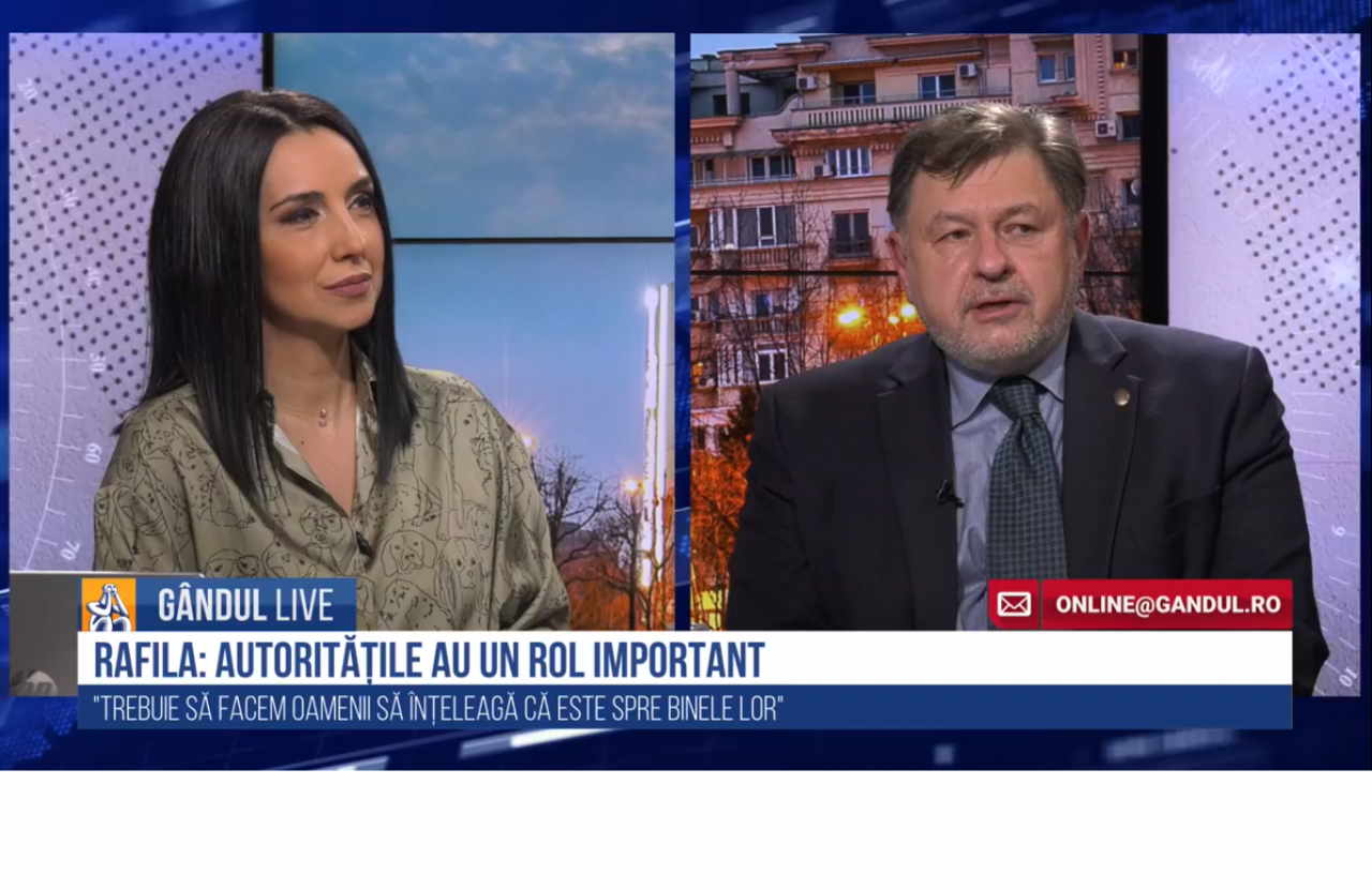 GÂNDUL LIVE. Alexandru Rafila, despre carantinarea Capitalei: Este necesară limitarea unor activități