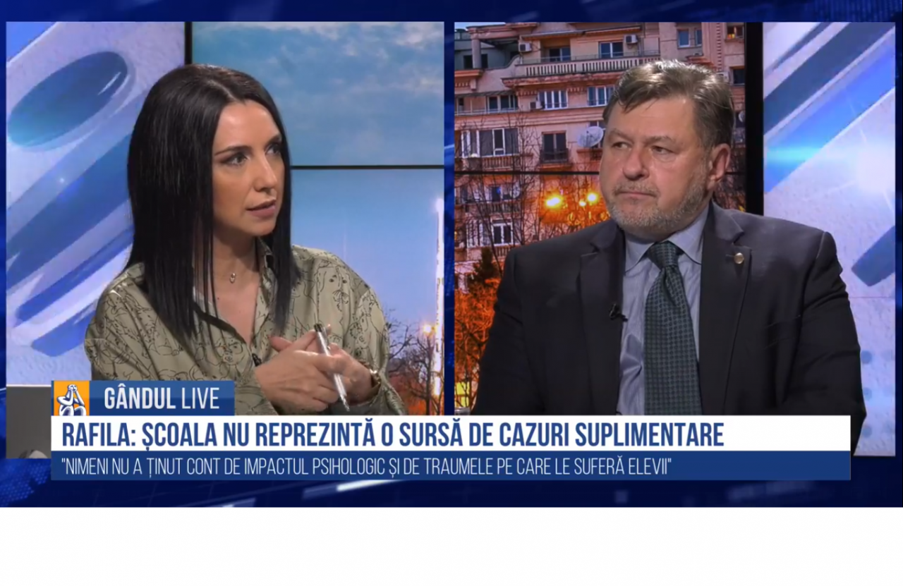 GÂNDUL LIVE. Alexandru Rafila, deputat PSD și reprezentatul României la OMS, a anunțat că nu susține închiderea școlilor