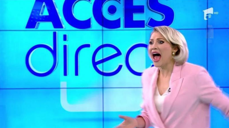 Mirela Vaida, clipe de coșmar în direct. A fost atacată de o femeie dezbrăcată, în emisiunea de la Antena 1 -VIDEO