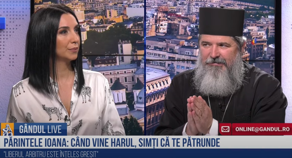 Preotul Vasile Ioana, la GÂNDUL LIVE, despre liberul arbitru: Este înțeles greșit. În momentul în care alegi răul ți-ai furat libertatea – VIDEO