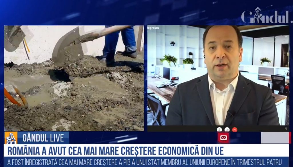 GÂNDUL LIVE. Creșterea economică a României. Consultant financiar: Nu am repornit economia așa cum trebuia / „Proiectul de buget este doar o culegere de bune intenții” – VIDEO
