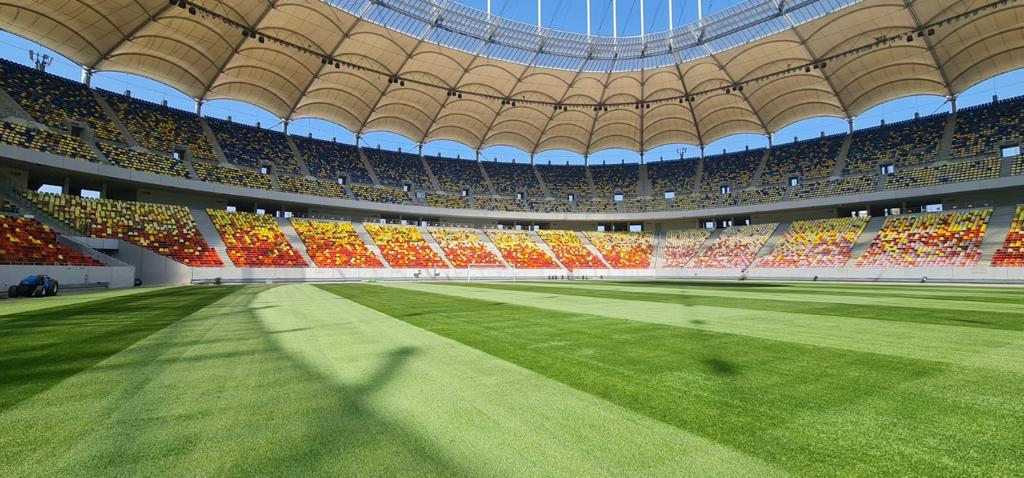 Cum arată Arena Națională cu noul gazon pentru Euro 2020 (FOTO & VIDEO)