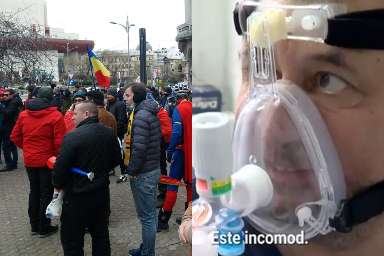 Calvarul pacienților de la ATI, în timp ce unii ies în stradă împotriva restricțiilor: „Sunt aici de cinci zile și am zis că mor!”