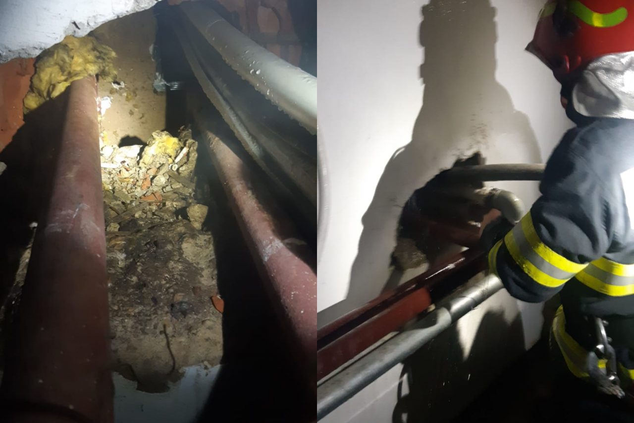 Fum la Spitalul Județean Bacău! Pompierii au intervenit de urgență – FOTO