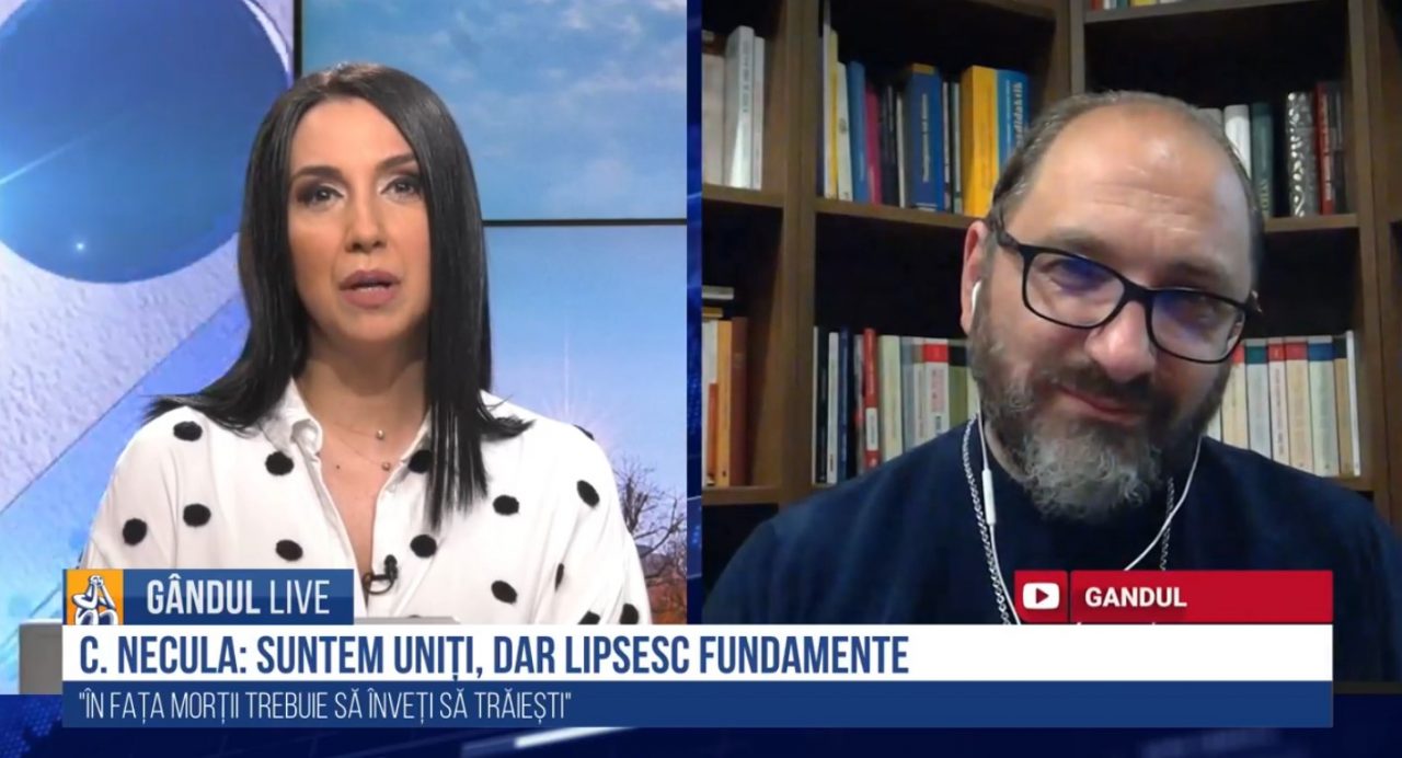 GÂNDUL LIVE. Preotul Constantin Necula: „Sunt recunoscător Patriarhului Daniel” / „Ciuma, lepra, toate bolile au trecut prin corpul social al bisericii”