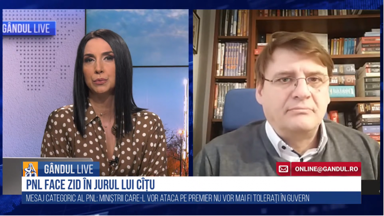 GÂNDUL LIVE. Ion M. Ioniță, redactor-șef Historia: USR-PLUS și-a făcut viața grea. A greșit de la început. Este foarte greu să iasă din această capcană