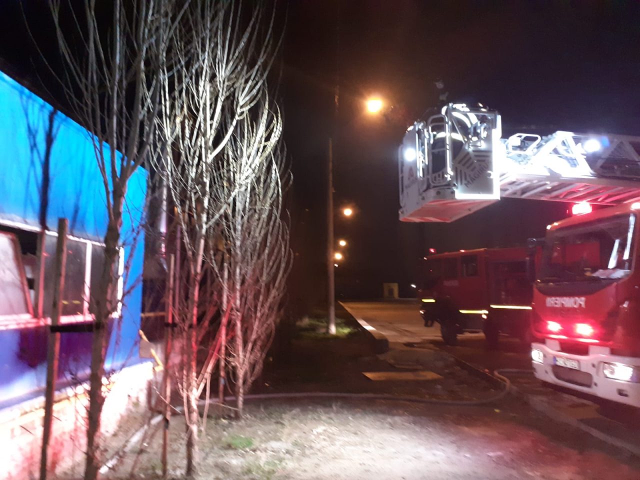Incendiu puternic la firma de piscine a lui Radu Berceanu, în Craiova | VIDEO