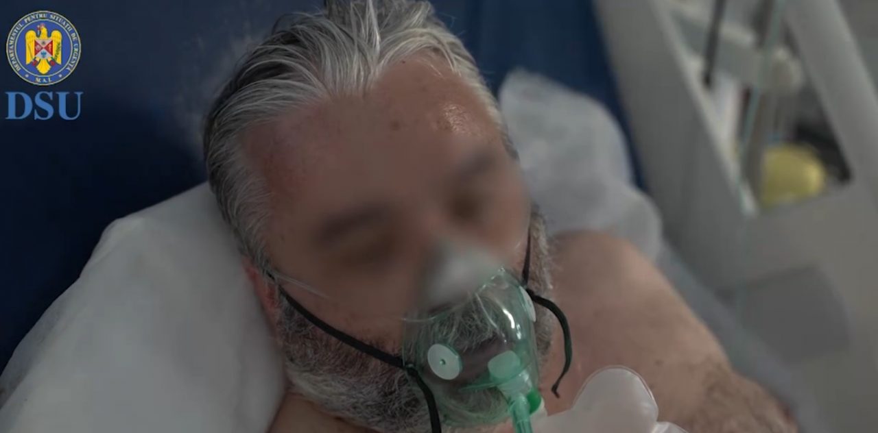 Imagini dramatice cu pacienți cu COVID din Spitalul de Urgență Brașov: „E o situație ca de război”