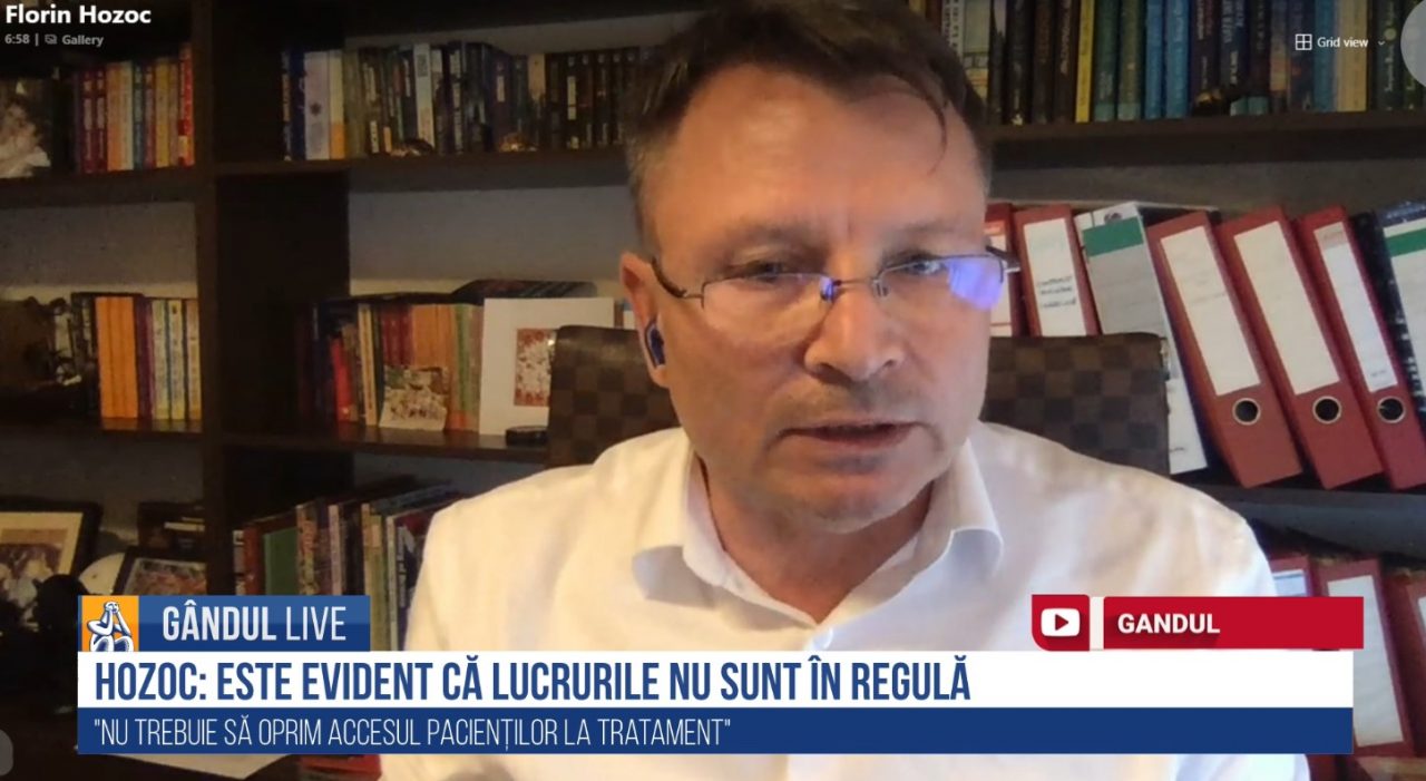 GÂNDUL LIVE. Florin Hozoc, director al unei companii farmaceutice, analizează situația de la Institutul de Oncologie: „Este de-a dreptul ciudată o asemenea proporție, un asemenea tablou!”