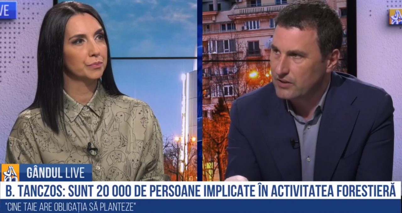 GÂNDUL LIVE. Tánczos Barna, despre tăierile ilegale de păduri și atacurile asupra personalului de pază: „Sunt zone unde trebuie să intrăm și să protejăm” / „Este nevoie de trasabilitate strictă, legală, foarte severă, sancțiuni” – VIDEO