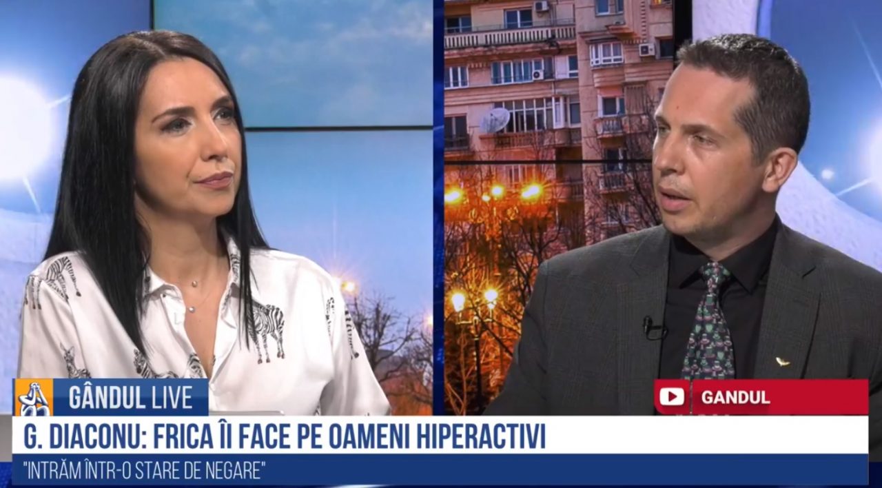 GÂNDUL LIVE. Gabriel Diaconu, medic psihiatru: „Criza sanitară e un altfel de război, dar este un război. Distruge fibra umană” – VIDEO
