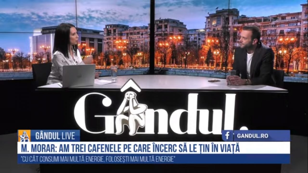 GÂNDUL LIVE. Mihai Morar: ”Suntem prea atenți la exterior. Am ajuns să ne intereseze mai mult ce fac alții decât ce facem noi” | VIDEO