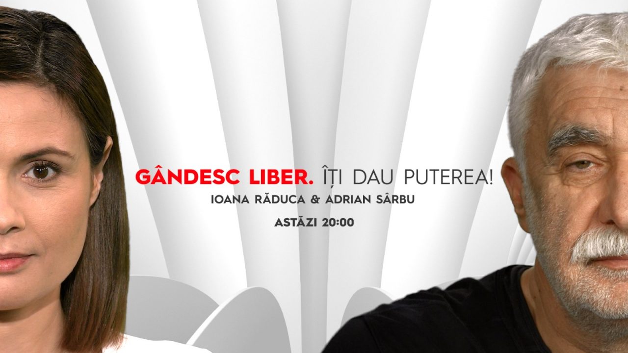 Gândesc liber! Îți dau puterea – diseară, la ora 20.00, la Aleph News