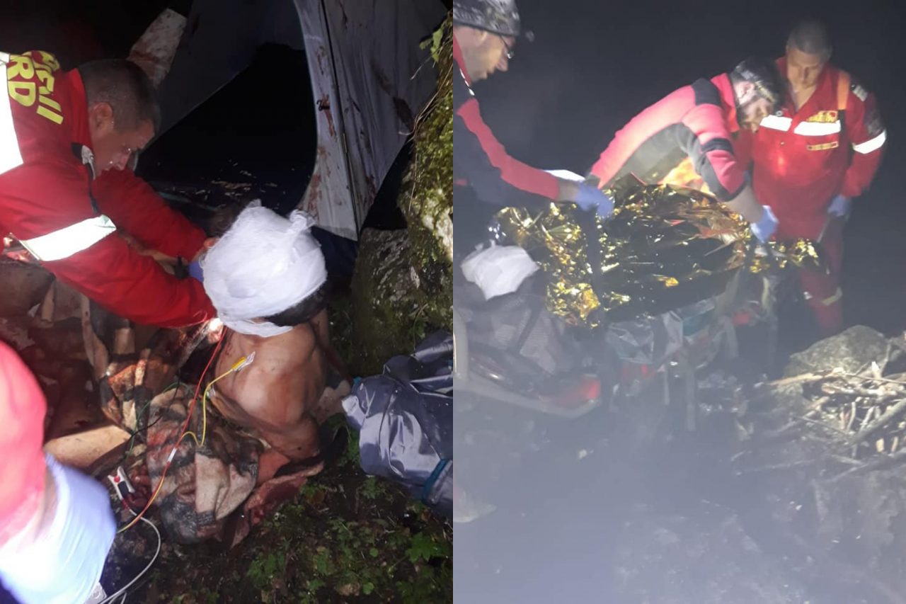 Tânăr care trebuia să stea în carantină, găsit tăiat pe față în Peștera de Lapte. Salvamontiștii au intervenit de urgență – FOTO
