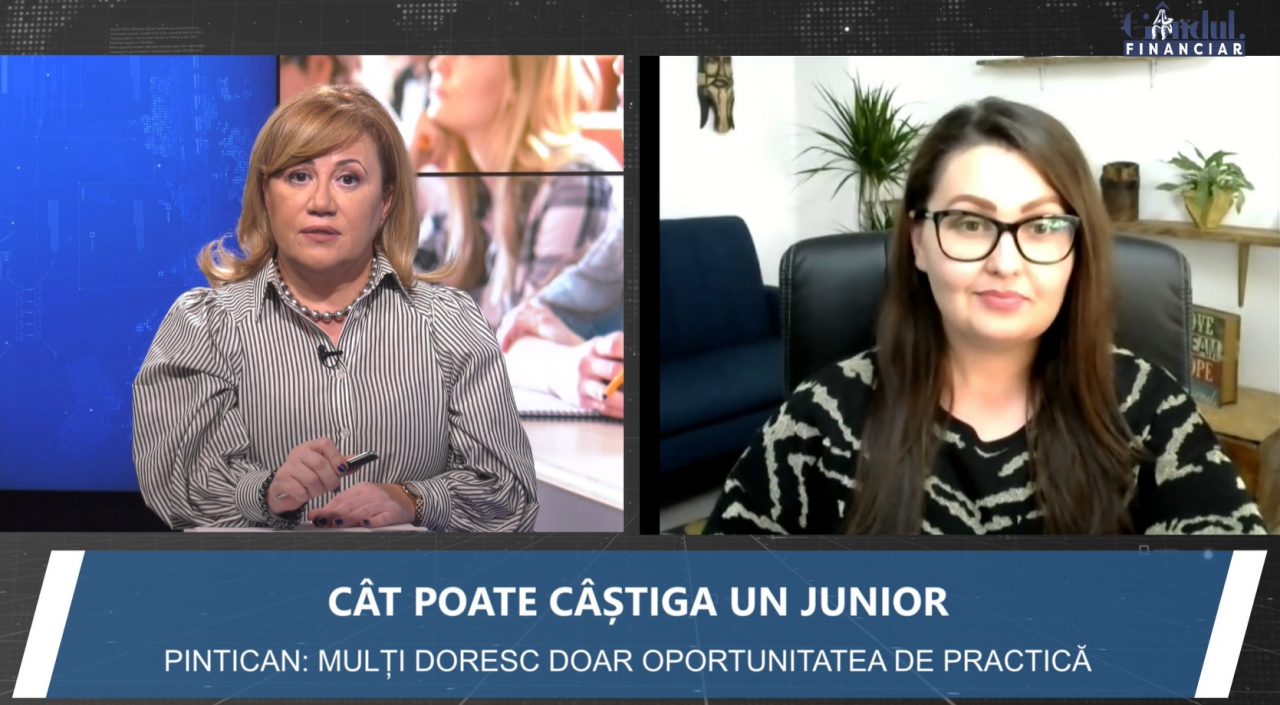 GÂNDUL FINANCIAR. Ce șanse au tinerii pe piața muncii. Andra Pintican, Undelucram.ro: Nu toți vor să fie plătiți, mulți vor doar oportunitatea de practică